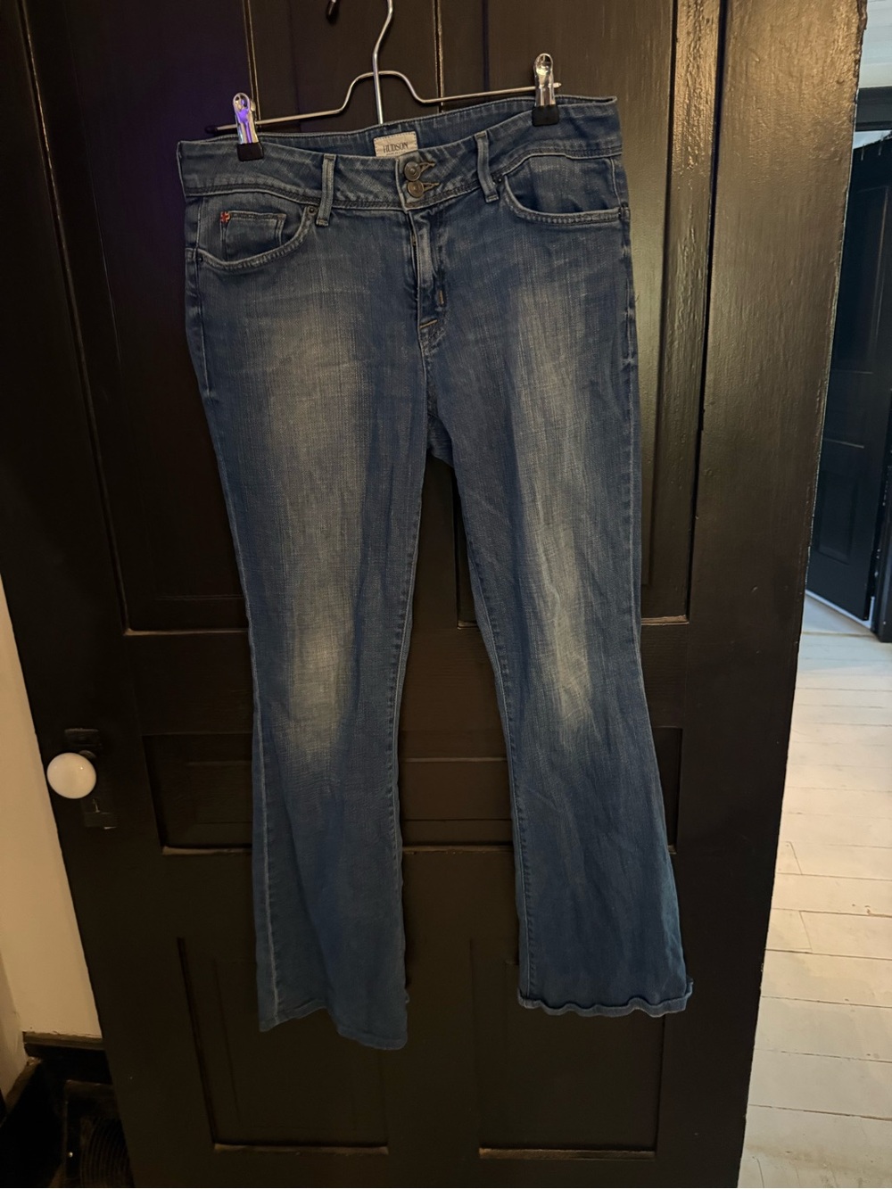 Hudson Jeans Women's Medium Blue Flare Denim